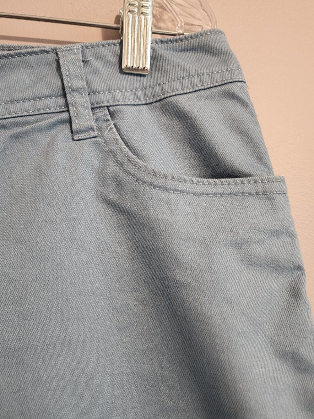 2/$30 Woman Within Modern Fit Blue Jean Shorts - Size 14W - Picture 6 of 11